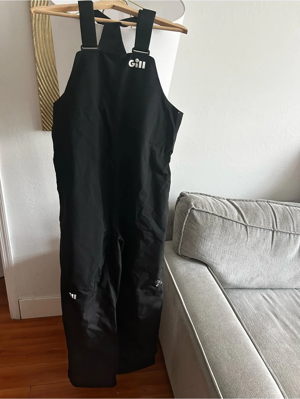 Gill Pro Salopettes Black JXL Sailing Water Sports Jumpsuit Bib